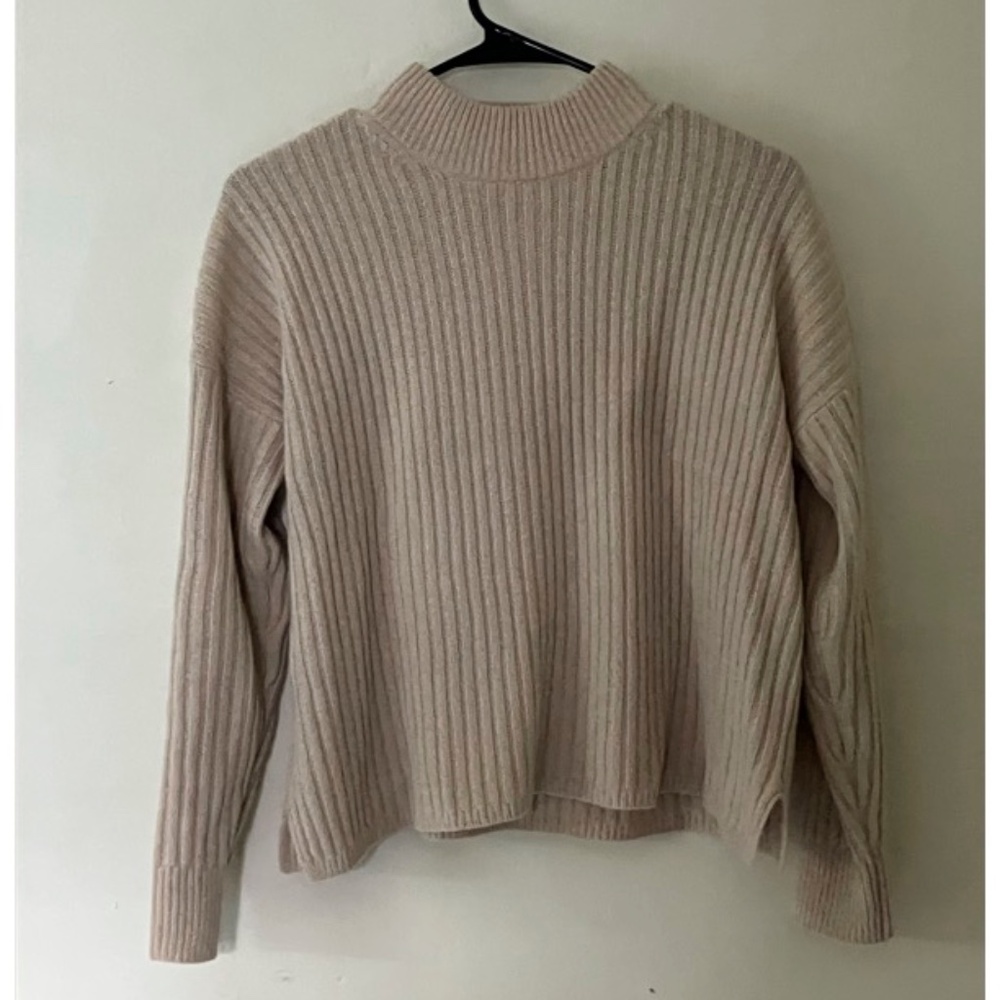 XS Madewell Oatmeal Cashmere Sweater